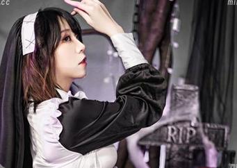 高清作品集！Leah梓未的蓝色妖姬，暗带撩人的节奏，来吧