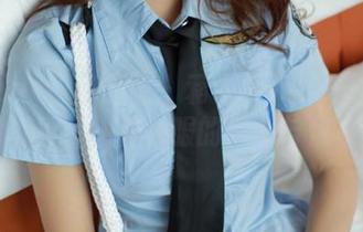MFStar模范学院 – 蒋小静Jessica的空姐写真，披着制服的随性与优雅！