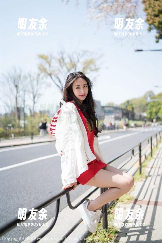 MiStar魅妍社 - Nicole妮可和那条白裙，在高清图册中缠绵，宛如初夏清晨的雾气。