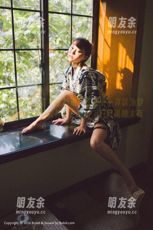 菠萝社 - 夏美酱旗袍写真集——真以为穿上就能扮演女神吗？哈哈，只能说她太有天赋了！
